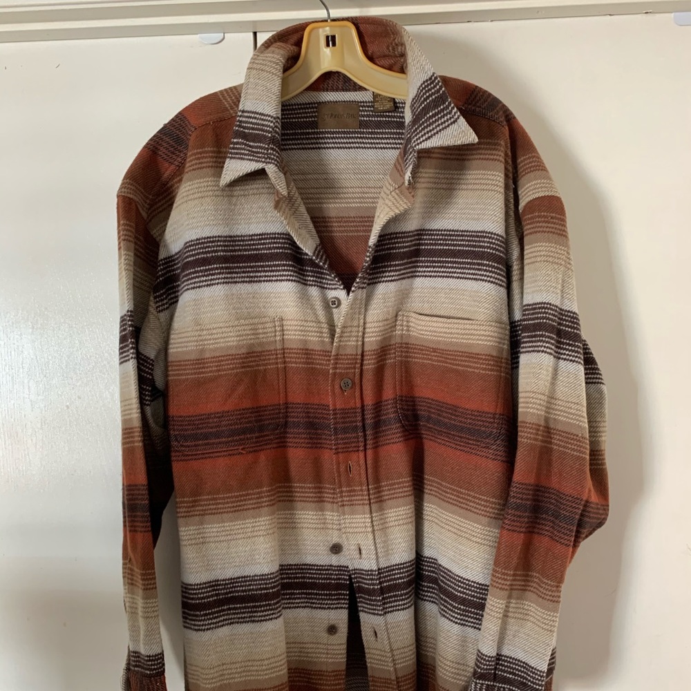 St. John’s bay shirt/jacket. (XL) 100% cotton